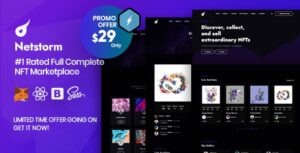 Netstorm React NFT Marketplace (9 April 2025)
