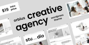 Orbius Creative Agency and Portfolio Theme