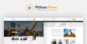 Pithree Construction & Building WP Theme
