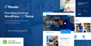 Plumbr Plumbing Services FSE WP Theme