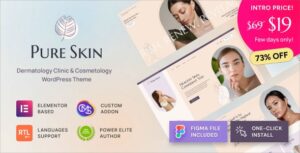 Pure Skin Dermatology Clinic & Cosmetology WP Theme