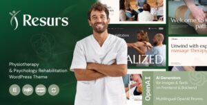 Resurs Physiotherapy & Psychology Rehabilitation WP Theme
