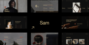 Sam Bailey Personal CV/Resume WP Theme