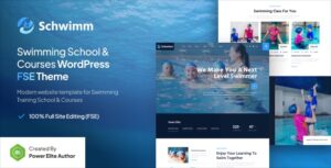 Schwimm Swimming School & Course WP Theme