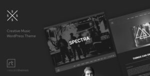 Spectra Continuous Music Playback WP Theme