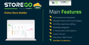 StoreGo SaaS Online Store Builder