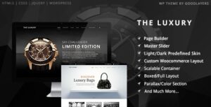 The Luxury Dark / Light Responsive WP