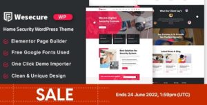 Wesecure Home Security WP Theme