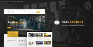 Real Factory Factory / Industrial / Construction WP Theme