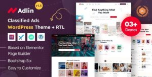 Adlin Classified Ads Listing WP Theme