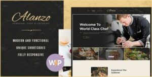 Alanzo Personal Chef & Catering WP Theme
