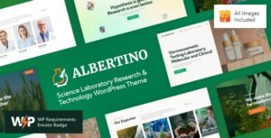 Albertino Science Laboratory Research & Technology WP Theme