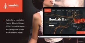 Anubia Smoking and Hookah Bar WP Theme