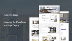 MotoPress Aquentro Ultimate Single Property WP Theme for your Rental