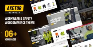 Axetor Workwear & Safety WooCommerce Theme