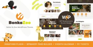 Bonko Safari & Zoo WP Theme