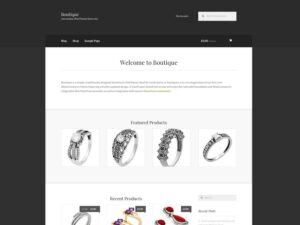 Boutique Storefront Theme