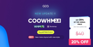 COOWHM Multipurpose WHMCS Theme