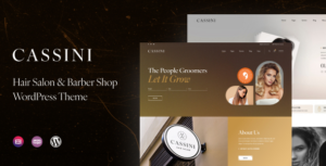 Cassini Hair Salon & Barber Shop WP Theme