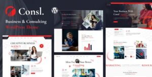 Consl Consulting Business WP Theme