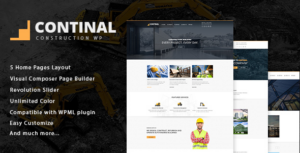 Continal Construction & Business WP Theme