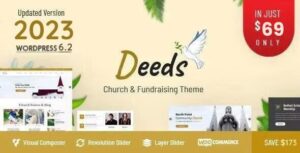 Deeds Best Responsive Nonprofit Church WP Theme