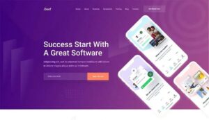 Deef App Landing WP Theme