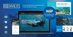 DiveIt Scuba Diving School, Sea Adventure & Travel WP Theme