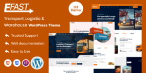 Efast Transport, Logistic & Warehouse WP Theme