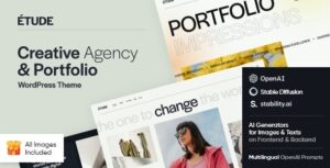 Etude Creative Agency & Portfolio WP Theme