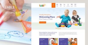 Fable Children Kindergarten WP Theme