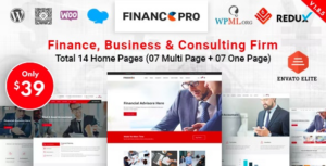 Finance Pro Business & Consulting WP Theme