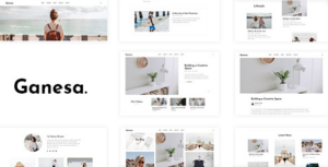Ganesa Minimal WP Personal Blog Theme