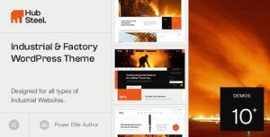 Hubsteel Industrial & Factory WP Theme