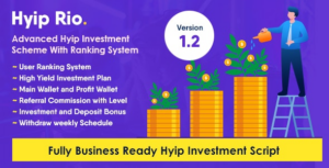 Hyip Rio Advanced Hyip Investment Scheme With Ranking System