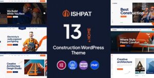 Ishpat Construction WP Theme
