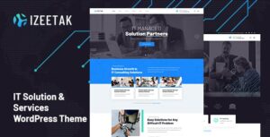 Izeetak IT Solutions & Services WP Theme