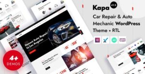 Kapa Car Repair & Auto Services WP Theme
