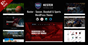 Kester Soccer Club & Sports News WP Theme