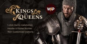 Kings & Queens Historical War Medieval Reenactment WP Theme