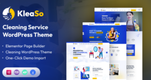 Kleaso Cleaning Services WP Theme