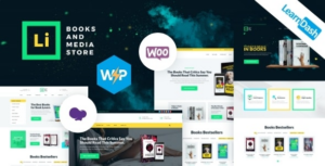 Lorem Ipsum Books & Media Store WP Theme