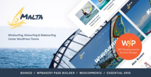 Malta Windsurfing, Kitesurfing & Wakesurfing Center WP Theme
