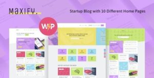 Maxify Startup & Business News WP Blog Theme