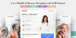Mediclick Medical Landing Page WP Theme