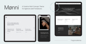 Monni A Creative Multi-Concept Theme for Agencies and Freelancers