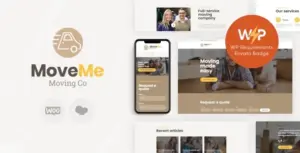 MoveMe Moving & Storage Relocation Company WP Theme