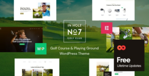 N7 Golf Club & Course Sports & Events WP Theme