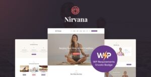 Nirvana Yoga Studio and Fitness Club WP Theme