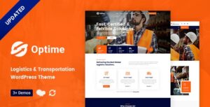 Optime Logistics & Transportation WP Theme
